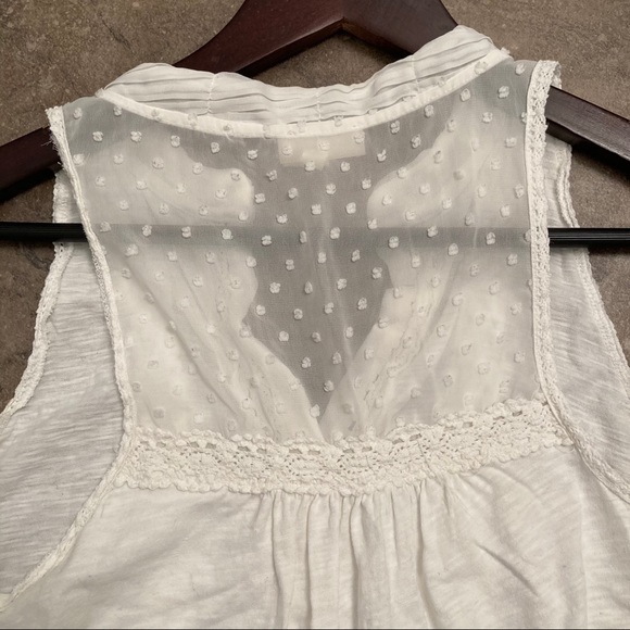 EUC! - Anthro | Meadow Rue Jenson Crochet Lace Top - Picture 6 of 9